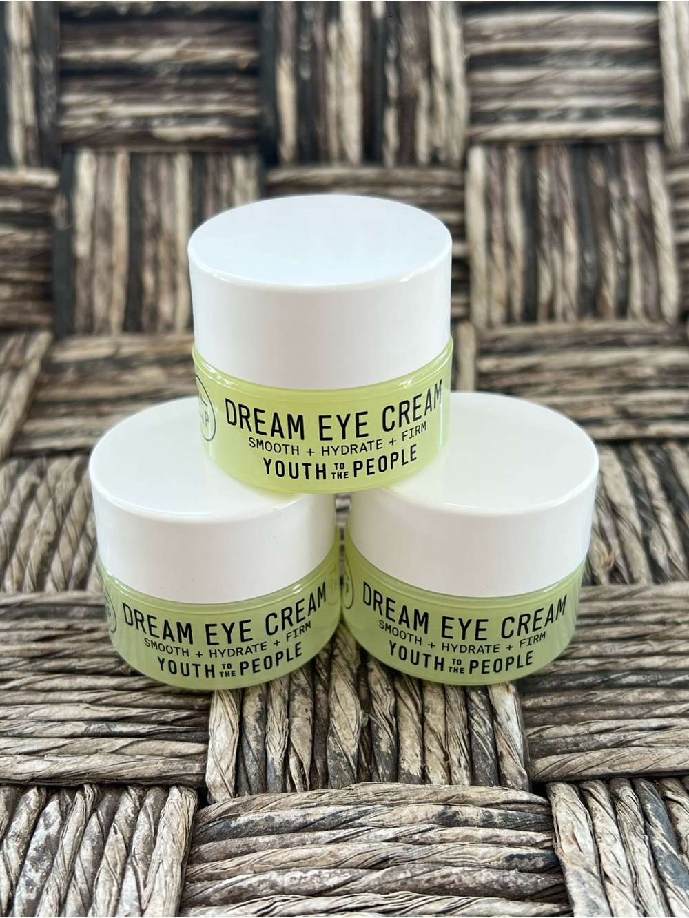 NEW Youth To The People Dream Eye Cream 3pk-5ml
